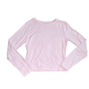 Wild Fable Light Weight Soft Long Sleeve Shirt-Light Pink-Small-GUC